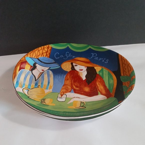 Sango Other - Vintage SANGO CAFE PARIS 4914 Dinner Plates 11”
